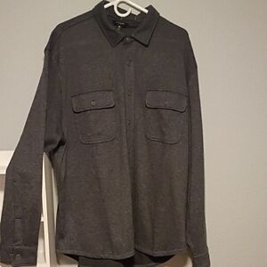 Banana Republic Charcoal Button-Up Shirt